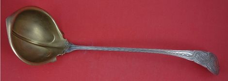 Oyster Ladle GW  pointed bowl  11 3/4